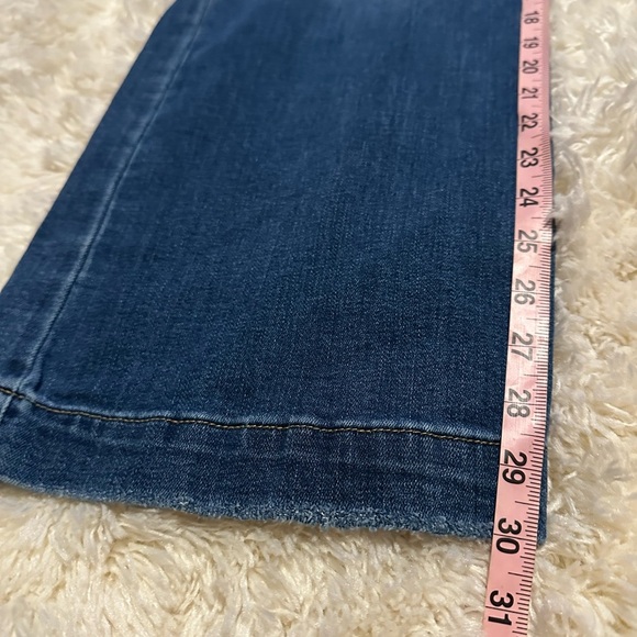 KanCan Estilo Los Angeles Women’s Size 13 30 Wide Leg Denim Blue Jeans EUC - Picture 4 of 9